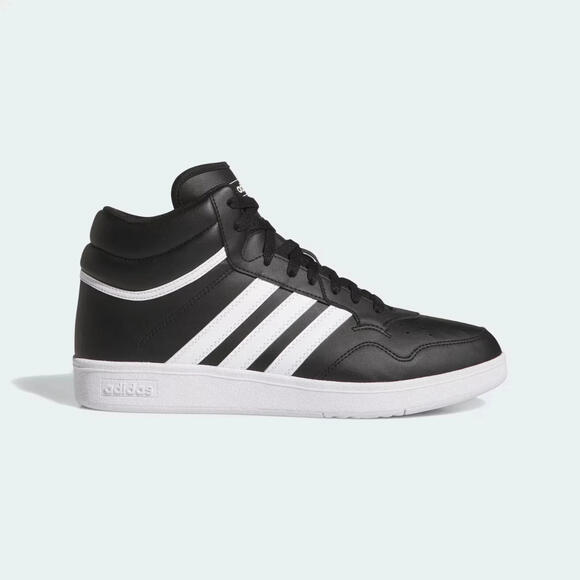 Adidas Hoops 4.0 Mid Core Black Cloud White Basketball Shoes JQ9994 Men Size 7.5